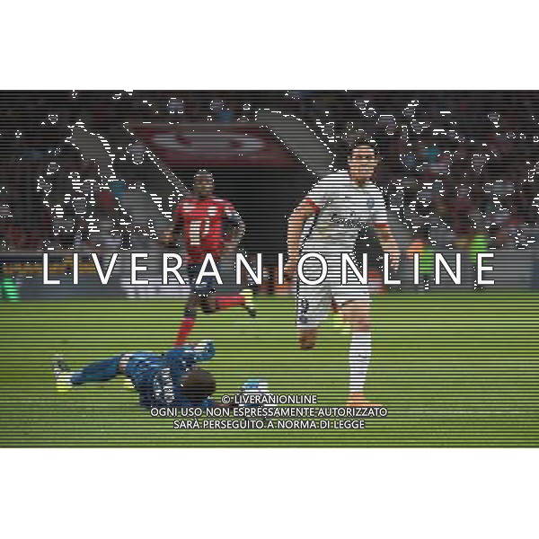 Edinson CAVANI / Vincent ENYEAMA - 07.08.2015 - Lille / PSG - 1ere journee Ligue 1 Photo : Nolwenn Le Gouic / Icon Sport AG ALDO LIVERANI SAS ONLY ITALY