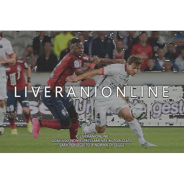 Junior TALLO / Benjamin STAMBOULI - 07.08.2015 - Lille / PSG - 1ere journee Ligue 1 Photo : Nolwenn Le Gouic / Icon Sport AG ALDO LIVERANI SAS ONLY ITALY