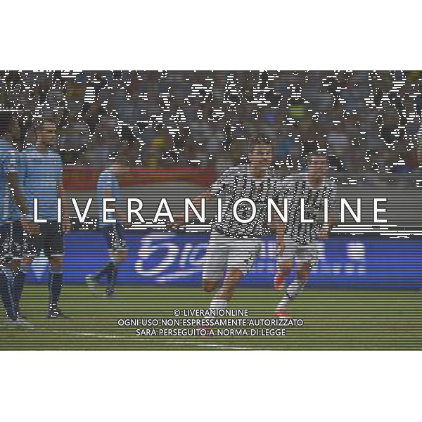 Juventus - Lazio Supercoppa Italiana 2015 - Shanghai Cina 08 agosto 2015 Nella foto: esultanza dopo il gol di Dybala ©Tardito/AGENZIA ALDO LIVERANI SAS