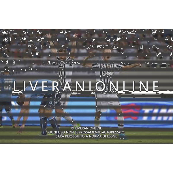 Juventus - Lazio Supercoppa Italiana 2015 - Shanghai Cina 08 agosto 2015 Nella foto: esultanza Juve a fine gara ©Tardito/AGENZIA ALDO LIVERANI SAS