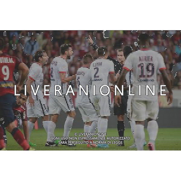 Thiago MOTTA / Thiago SILVA / Fredy FAUTREL - 07.08.2015 - Lille / PSG - 1ere journee Ligue 1 Photo : Nolwenn Le Gouic / Icon Sport AG ALDO LIVERANI SAS ONLY ITALY