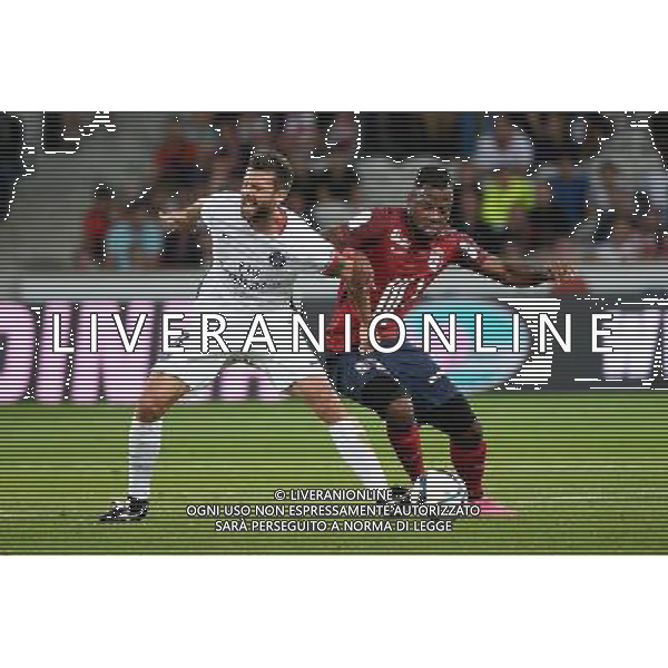 Thiago MOTTA / Junior TALLO - 07.08.2015 - Lille / PSG - 1ere journee Ligue 1 Photo : Nolwenn Le Gouic / Icon Sport AG ALDO LIVERANI SAS ONLY ITALY