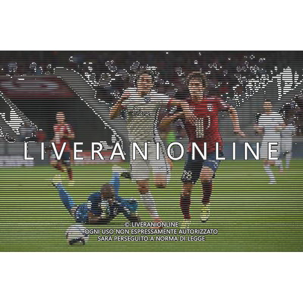 Benjamin PAVARD / Vincent ENYEAMA / Edinson CAVANI - 07.08.2015 - Lille / PSG - 1ere journee Ligue 1 Photo : Nolwenn Le Gouic / Icon Sport AG ALDO LIVERANI SAS ONLY ITALY