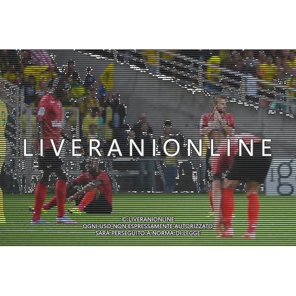 deception Sloan PRIVAT / Nicolas BENEZET - 08.08.2015 - Nantes / Guingamp - 1ere journee Ligue 1 Photo : Nolwenn Le Gouic / Icon Sport AG ALDO LIVERANI SAS ONLY ITALY