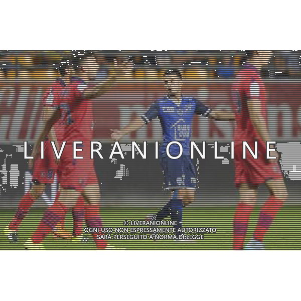 Corentin Jean - 08.08.2015 - Troyes / Gazelec Ajaccio - 1ere journee de Ligue 1 Photo : Andre Ferreira / Icon Sport /AGENZIA ALDO LIVERANI SAS - ITALY ONLY - EDITORIAL USE ONLY -