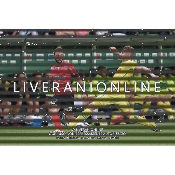 Nicolas BENEZET / Valentin RONGIER - 08.08.2015 - Nantes / Guingamp - 1ere journee Ligue 1 Photo : Nolwenn Le Gouic / Icon Sport /AGENZIA ALDO LIVERANI SAS - ITALY ONLY - EDITORIAL USE ONLY -