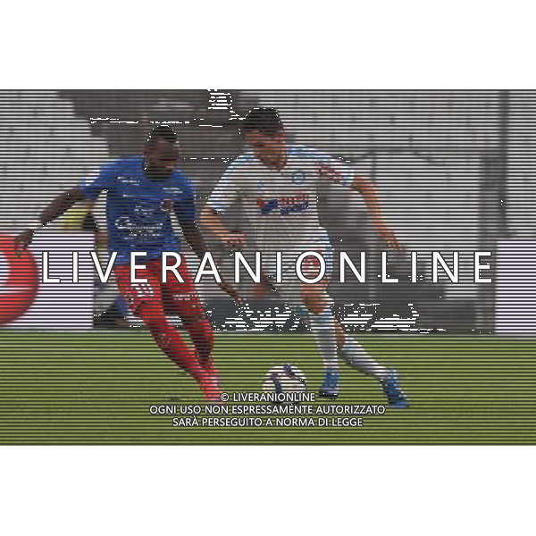 Lenny NANGIS / Florian THAUVIN - 08.08.2015 - Marseille / Caen - 1er journee de Ligue 1 Photo : Gaston Petrelli / Icon Sport /AGENZIA ALDO LIVERANI SAS - ITALY ONLY - EDITORIAL USE ONLY -