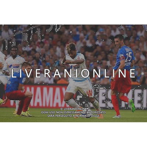 Mario LEMINA - 08.08.2015 - Marseille / Caen - 1er journee de Ligue 1 Photo : Gaston Petrelli / Icon Sport /AGENZIA ALDO LIVERANI SAS - ITALY ONLY - EDITORIAL USE ONLY -