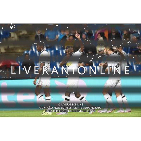 Joie Gilles Sunu - 08.08.2015 - Montpellier / Angers - 1er journee de Ligue 1 Photo : Alexandre Dimou / Icon Sport /AGENZIA ALDO LIVERANI SAS - ITALY ONLY - EDITORIAL USE ONLY -