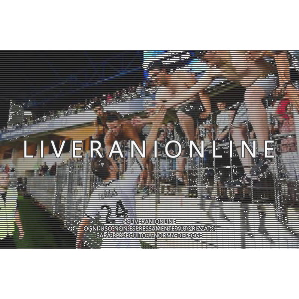 Joie Angers - Romain Thomas - 08.08.2015 - Montpellier / Angers - 1er journee de Ligue 1 Photo : Alexandre Dimou / Icon Sport /AGENZIA ALDO LIVERANI SAS - ITALY ONLY - EDITORIAL USE ONLY -
