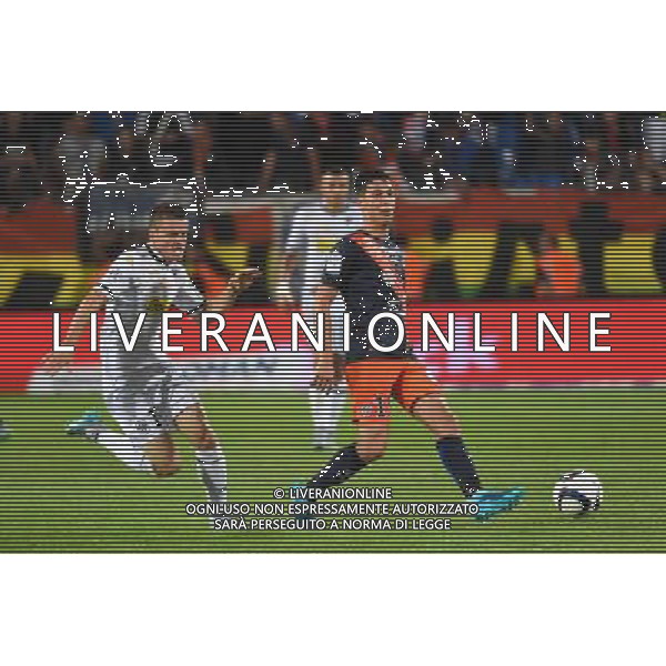 Rami Bensebaini - 08.08.2015 - Montpellier / Angers - 1er journee de Ligue 1 Photo : Alexandre Dimou / Icon Sport /AGENZIA ALDO LIVERANI SAS - ITALY ONLY - EDITORIAL USE ONLY -