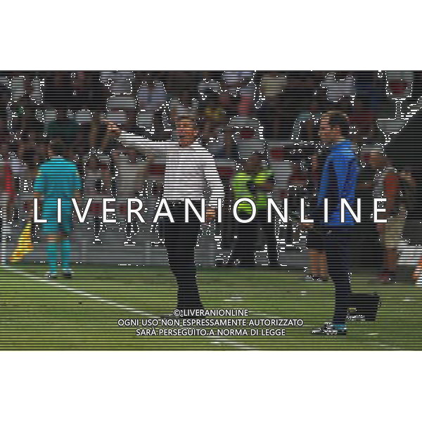 Claude PUEL - 08.08.2015 - Nice / Monaco - 1er journee de Ligue 1 Photo : Jean Christophe Magnenet / Icon Sport /AGENZIA ALDO LIVERANI SAS - ITALY ONLY - EDITORIAL USE ONLY -