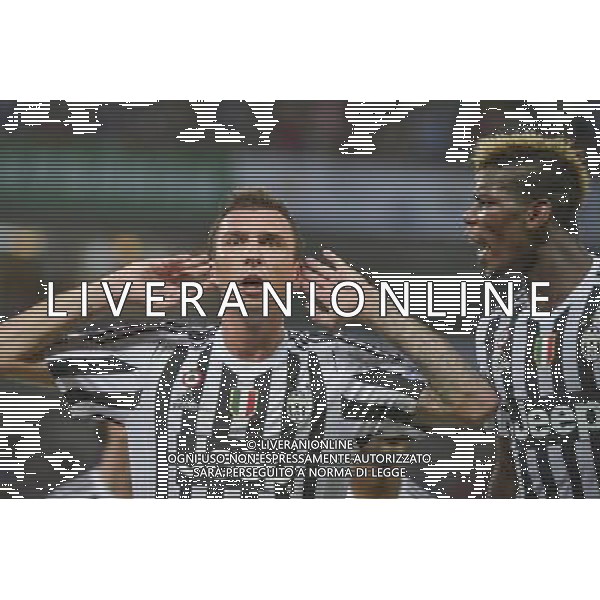 Shanghai 08-08-2015 Supercoppa Italiana 2015 - Juventus vs Lazio Nella foto: Mandzukic mario esulta FOTO FEDERICO TARDITO-AG ALDO LIVERANI SAS