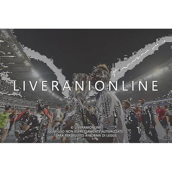 Shanghai 08-08-2015 Supercoppa Italiana 2015 - Juventus vs Lazio Nella foto: Pogba paul con la supercoppa italiana FOTO FEDERICO TARDITO-AG ALDO LIVERANI SAS 