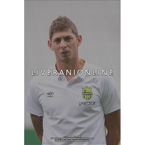 Emiliano SALA - 08.08.2015 - Nantes / Guingamp - 1ere journee Ligue 1 Photo : Nolwenn Le Gouic / Icon Sport /AGENZIA ALDO LIVERANI SAS - ITALY ONLY - EDITORIAL USE ONLY -