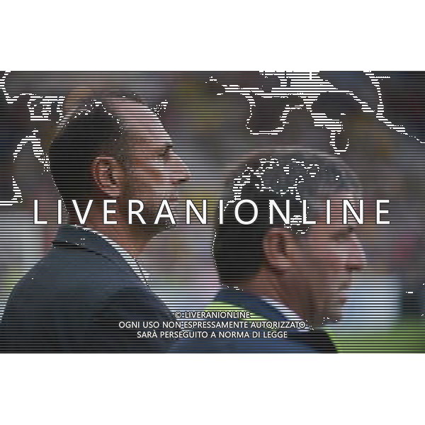 Michel DER ZAKARIAN / Loic AMISSE - 08.08.2015 - Nantes / Guingamp - 1ere journee Ligue 1 Photo : Nolwenn Le Gouic / Icon Sport /AGENZIA ALDO LIVERANI SAS - ITALY ONLY - EDITORIAL USE ONLY -