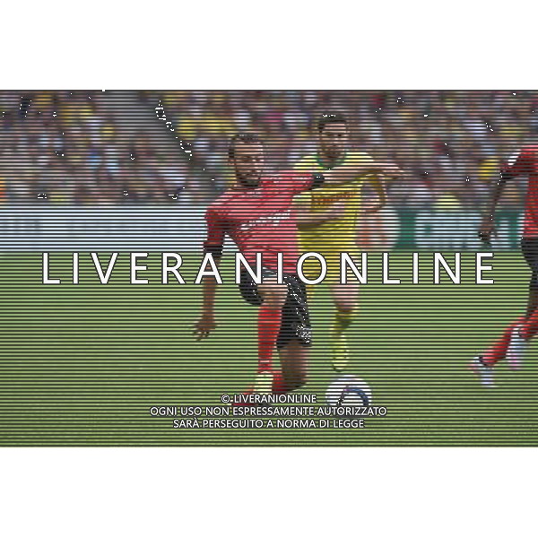 Nicolas BENEZET - 08.08.2015 - Nantes / Guingamp - 1ere journee Ligue 1 Photo : Nolwenn Le Gouic / Icon Sport /AGENZIA ALDO LIVERANI SAS - ITALY ONLY - EDITORIAL USE ONLY -