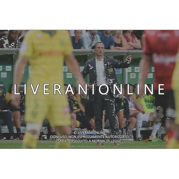Michel DER ZAKARIAN - 08.08.2015 - Nantes / Guingamp - 1ere journee Ligue 1 Photo : Nolwenn Le Gouic / Icon Sport /AGENZIA ALDO LIVERANI SAS - ITALY ONLY - EDITORIAL USE ONLY -