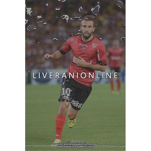Nicolas BENEZET - 08.08.2015 - Nantes / Guingamp - 1ere journee Ligue 1 Photo : Nolwenn Le Gouic / Icon Sport /AGENZIA ALDO LIVERANI SAS - ITALY ONLY - EDITORIAL USE ONLY -