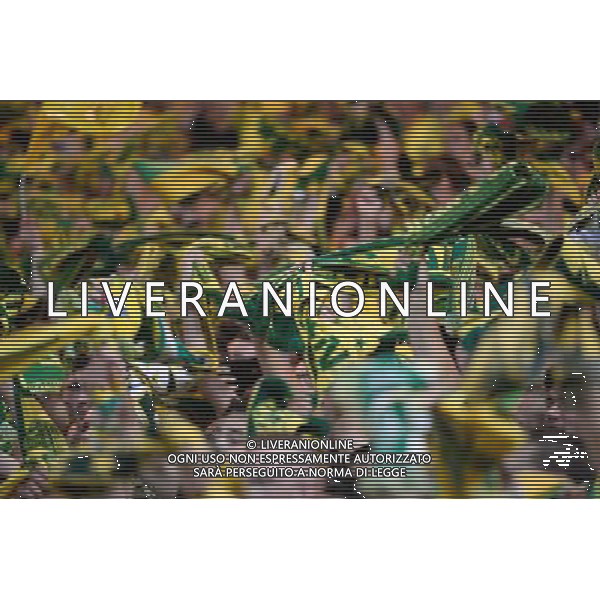supporters Nantes - 08.08.2015 - Nantes / Guingamp - 1ere journee Ligue 1 Photo : Nolwenn Le Gouic / Icon Sport /AGENZIA ALDO LIVERANI SAS - ITALY ONLY - EDITORIAL USE ONLY -