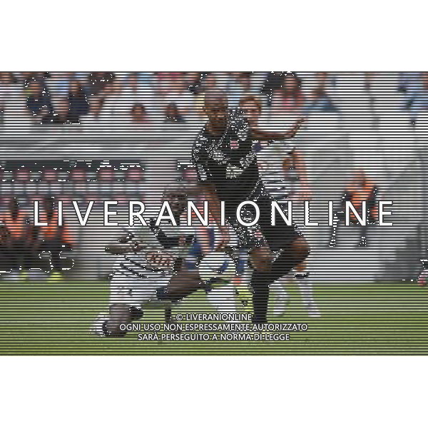 David NGOG / Cedric YAMBERE - 09.08.2015 - Bordeaux / Reims - 1ere journee Ligue 1 Photo : Nolwenn Le Gouic / Icon Sport AG ALDO LIVERANI SAS ONLY ITALY