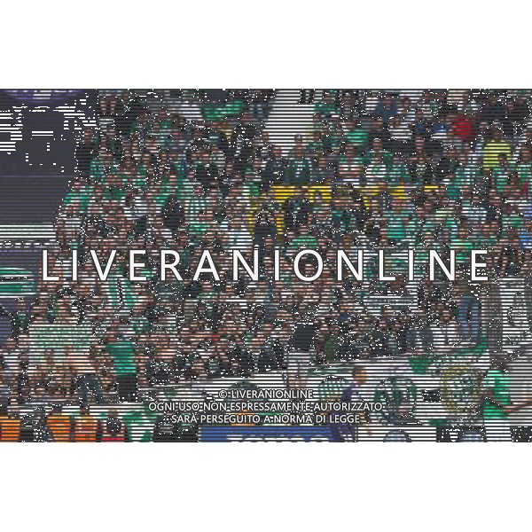 Supporters Saint Etienne - 09.08.2015 - Toulouse / Sain Etienne - 1er journee de Ligue 1 Photo : Manuel Blondeau / Icon Sport /AGENZIA ALDO LIVERANI SAS - ITALY ONLY - EDITORIAL USE ONLY -
