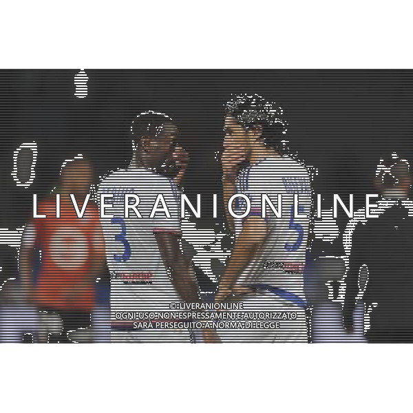 Henri BEDIMO / Milan BISEVAC - 09.08.2015 - Lyon / Lorient - 1ere journee de Ligue 1 Photo : Jean Paul Thomas / Icon Sport /AGENZIA ALDO LIVERANI SAS - ITALY ONLY - EDITORIAL USE ONLY -