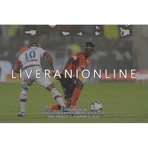 Lamine GASSAMA - 09.08.2015 - Lyon / Lorient - 1ere journee de Ligue 1 Photo : Jean Paul Thomas / Icon Sport /AGENZIA ALDO LIVERANI SAS - ITALY ONLY - EDITORIAL USE ONLY -