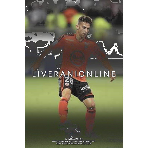 Maxime BARTHELME - 09.08.2015 - Lyon / Lorient - 1ere journee de Ligue 1 Photo : Jean Paul Thomas / Icon Sport /AGENZIA ALDO LIVERANI SAS - ITALY ONLY - EDITORIAL USE ONLY -