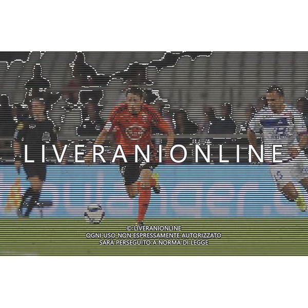 Vincent LE GOFF - 09.08.2015 - Lyon / Lorient - 1ere journee de Ligue 1 Photo : Jean Paul Thomas / Icon Sport /AGENZIA ALDO LIVERANI SAS - ITALY ONLY - EDITORIAL USE ONLY -