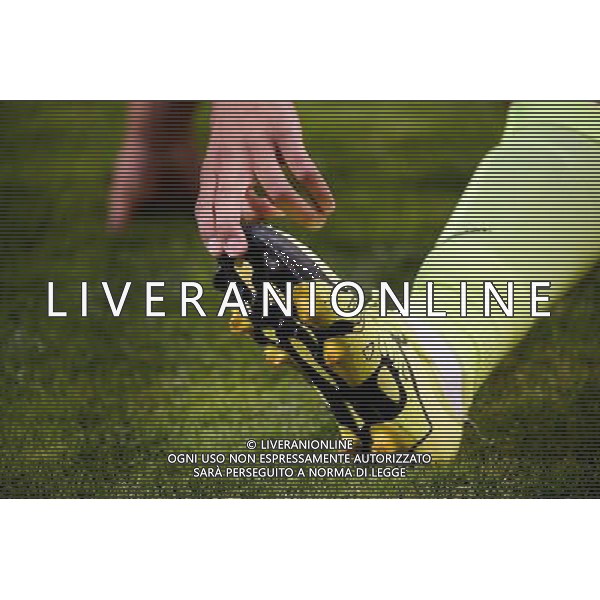 illustration chaussures - etirement - 11.08.2015 - Paris FC / FC Metz - 1er tour Coupe de la LIgue Photo : Nolwenn Le Gouic / Icon Sport AG ALDO LIVERANI SAS ONLY ITALY