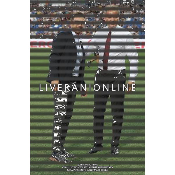 Trofeo TIM 2015 Reggio Emilia - 12.08.2015 Inter-Milan-Sassuolo Nella Foto: eusebio di francesco e sinisa mihajlovic /Ph.Vitez-Ag. Aldo Liverani