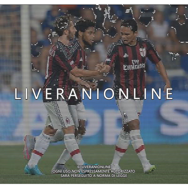 Trofeo TIM 2015 Reggio Emilia - 12.08.2015 Inter-Milan-Sassuolo Nella Foto:bertolacci esulta con bacca /Ph.Vitez-Ag. Aldo Liverani