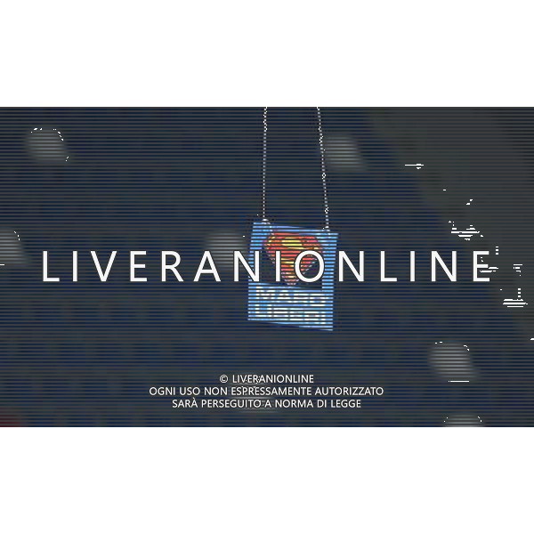 Trofeo TIM 2015 Reggio Emilia - 12.08.2015 Inter-Milan-Sassuolo Nella Foto:il messaggio del drone sopra il campo per la liberazione dei nostri maro\' prigionieri in India /Ph.Vitez-Ag. Aldo Liverani