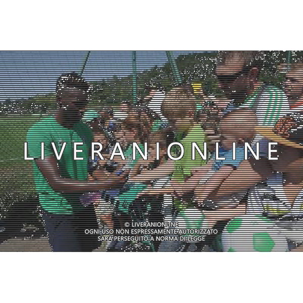 Jean Christophe BAHEBECK - 12.08.2015 - Entrainement de Saint Etienne - Ligue 1 2015/2016 Photo : Jean Paul Thomas / Icon Sport /AGENZIA ALDO LIVERANI SAS - ITALY ONLY - EDITORIAL USE ONLY -