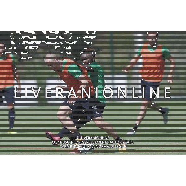 Jonathan BRISON / Jean Christophe BAHEBECK - 12.08.2015 - Entrainement de Saint Etienne - Ligue 1 2015/2016 Photo : Jean Paul Thomas / Icon Sport /AGENZIA ALDO LIVERANI SAS - ITALY ONLY - EDITORIAL USE ONLY -