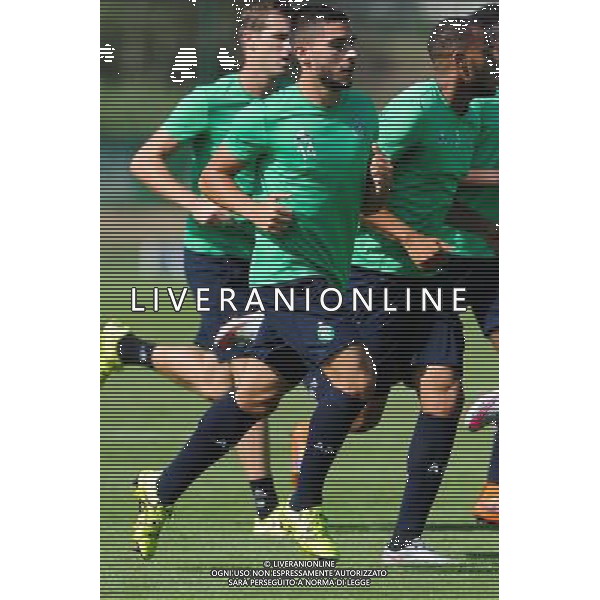 Neal MAUPAY - 12.08.2015 - Entrainement de Saint Etienne - Ligue 1 2015/2016 Photo : Jean Paul Thomas / Icon Sport /AGENZIA ALDO LIVERANI SAS - ITALY ONLY - EDITORIAL USE ONLY -