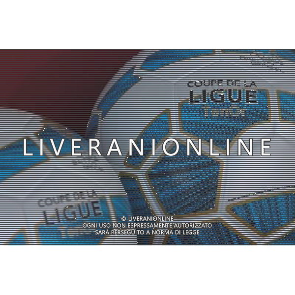 Illustration ballon officiel coupe de la ligue Uhlsport Tenor - 11.08.2015 - Nancy / Chateauroux - Coupe de la Ligue Photo : Fred Marvaux / Icon Sport /AGENZIA ALDO LIVERANI SAS - ITALY ONLY - EDITORIAL USE ONLY -