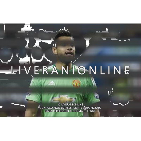 Manchester United\'s Sergio Romero during tonight\'s match Photographer Craig Mercer/CameraSport Football - Barclays Premiership - Aston Villa v Manchester United - Friday 14th August 2015 - Villa Park - Birmingham © CameraSport - 43 Linden Ave. Countesthorpe. Leicester. England. LE8 5PG - Tel: +44 (0) 116 277 4147 - admin@camerasport.com - www.camerasport.com AG ALDO LIVERANI SAS ONLY ITALY
