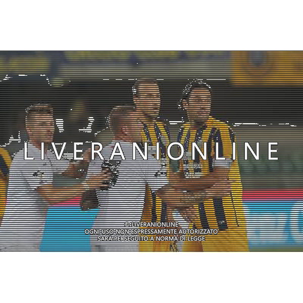 VERONA FOGGIA COPPA ITALIA TIM 15/08/2015 NELLA FOTO LUCA TONI E MORAS FOTO EXPRESS-AG ALDO LIVERANI SAS