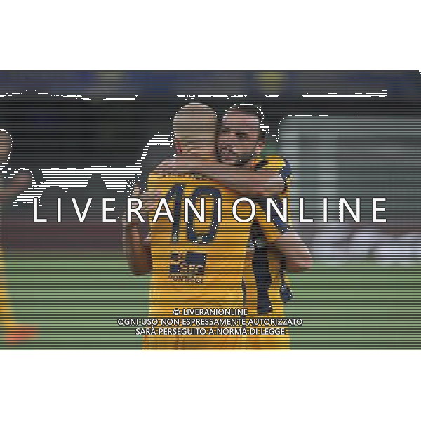 VERONA FOGGIA COPPA ITALIA TIM 15/08/2015 NELLA FOTO PAZZINI GIAMPAOLO E HALFERDSSON FOTO EXPRESS-AG ALDO LIVERANI SAS