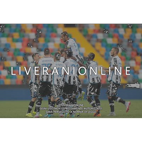 UDINESE NOVARA COPPA ITALIA TIM 16/08/2015 NELLA FOTO ESULTANZA GUILHERME FOTO PAOLA GARBUIO-AG ALDO LIVERANI SAS