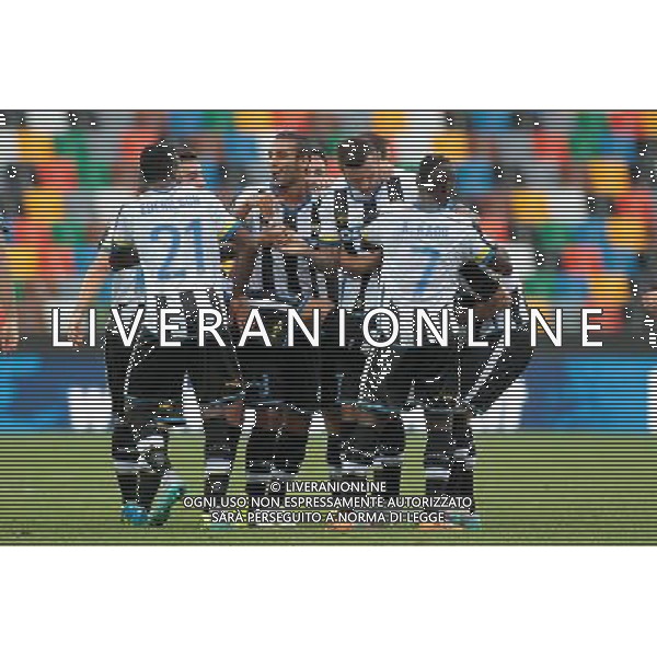 UDINESE NOVARA COPPA ITALIA TIM 16/08/2015 NELLA FOTO ESULTANZA GUILHERME FOTO PAOLA GARBUIO-AG ALDO LIVERANI SAS