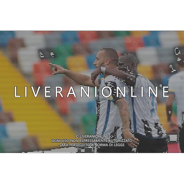 UDINESE NOVARA COPPA ITALIA TIM 16/08/2015 NELLA FOTO ESULTANZA GUILHERME FOTO PAOLA GARBUIO-AG ALDO LIVERANI SAS