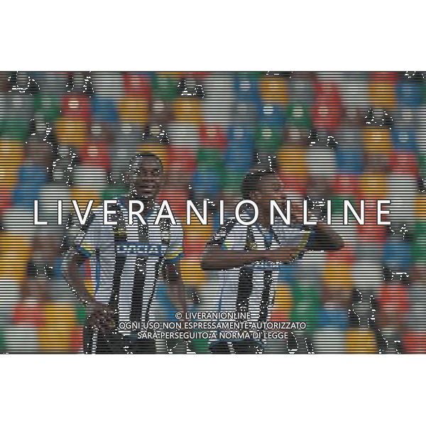 UDINESE NOVARA COPPA ITALIA TIM 16/08/2015 NELLA FOTO ABBRACCI UDINESE EDENILSON FOTO PAOLA GARBUIO-AG ALDO LIVERANI SAS