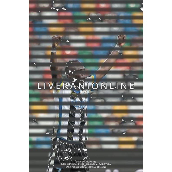 UDINE 16-08-2015 TIM CUP 2015/2016 UDINESE-NOVARA NELLA FOTO:BADU EMMANUEL FOTO PAOLA GARBUIO/AG.ALDO LIVERANI