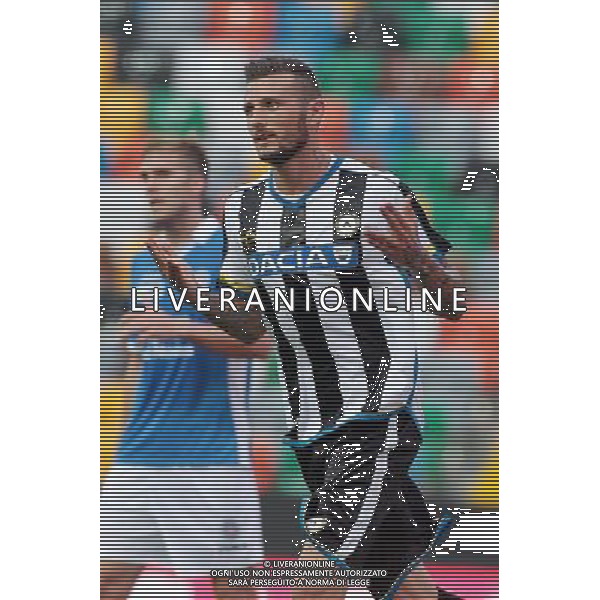 UDINE 16-08-2015 TIM CUP 2015/2016 UDINESE-NOVARA NELLA FOTO:ESULTANZA DI THEREAU CYRIL FOTO PAOLA GARBUIO/AG.ALDO LIVERANI