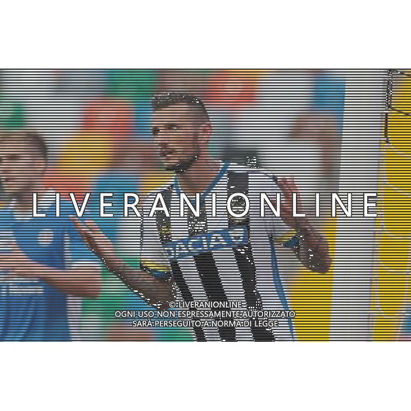 UDINE 16-08-2015 TIM CUP 2015/2016 UDINESE-NOVARA NELLA FOTO:ESULTANZA DI THEREAU CYRIL FOTO PAOLA GARBUIO/AG.ALDO LIVERANI