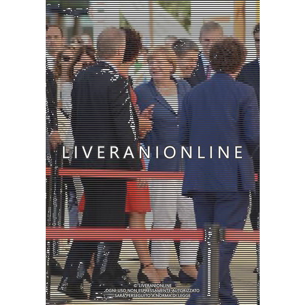 La visita di Angela Merkel all\'Expo di Milano 17 agosto 2015 nella foto con Agnese Renzi ©Gazzaniga/AGENZIA ALDO LIVERANI SAS