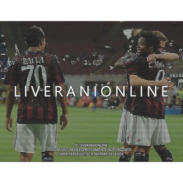 Coppa Italia TIM Cup 2015/2016 Terzo Turno Elimimatorio Milano - 17.08.2015 Milan-Perugia Nella Foto:luiz adriano esulta /Ph.Vitez-Ag. Aldo Liverani